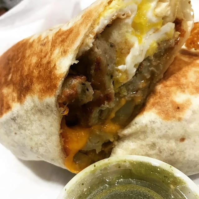 Sausage Burrito.