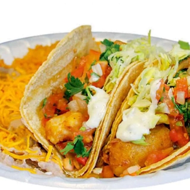 13. Fish Tacos Plate.