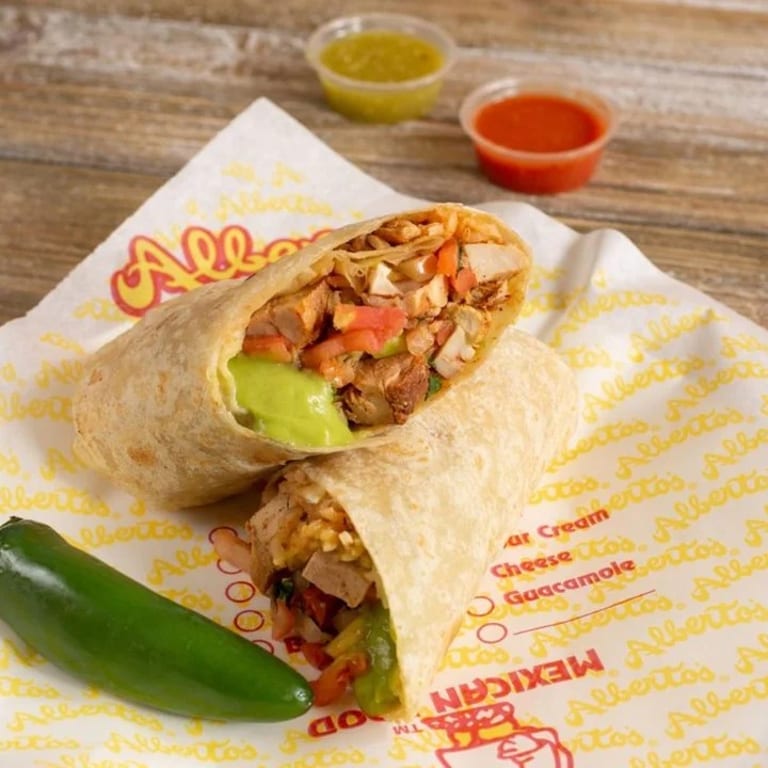 Delicious Chicken Burrito