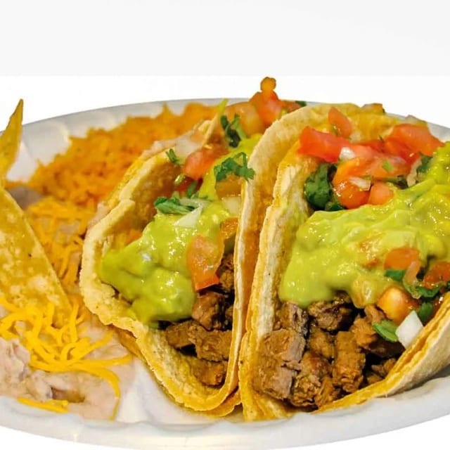 #8. Carne Asada Tacos Plate.