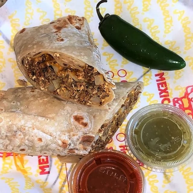 Chorizo Burrito.