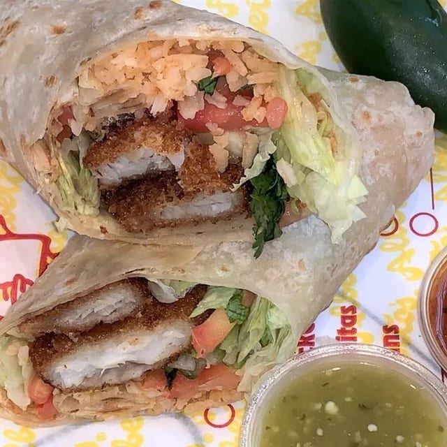 Fish Burrito.